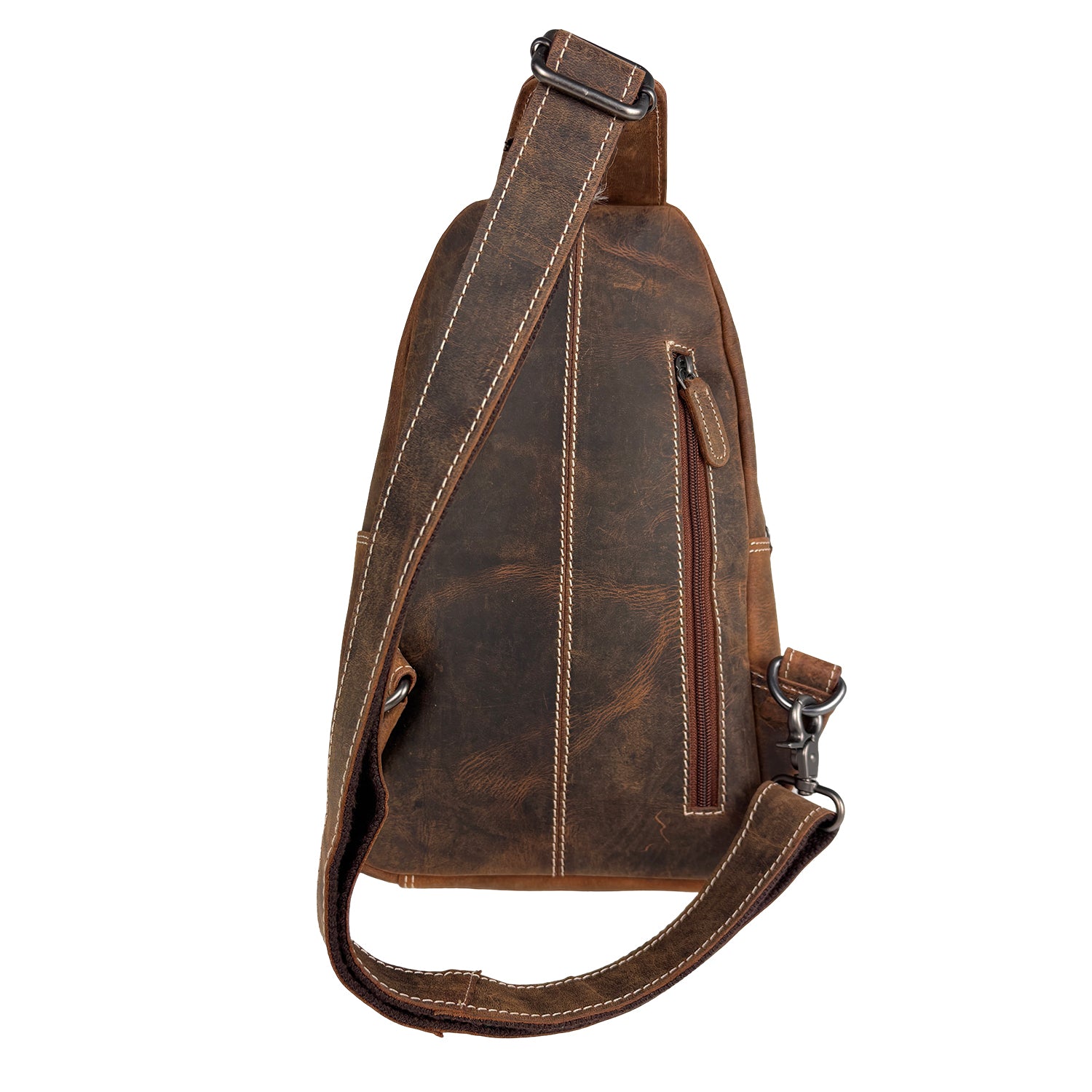 Arrigo Slingbag buffelleer cognac