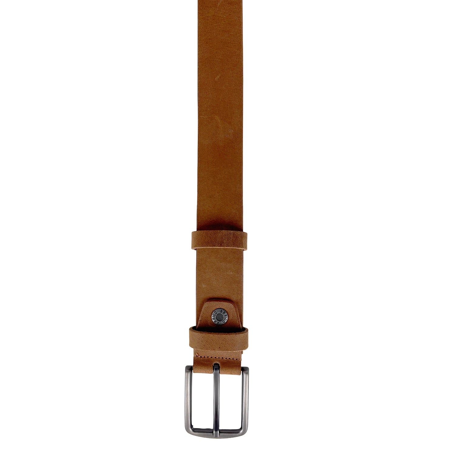 Leren riem cognac – 3,5 cm breed