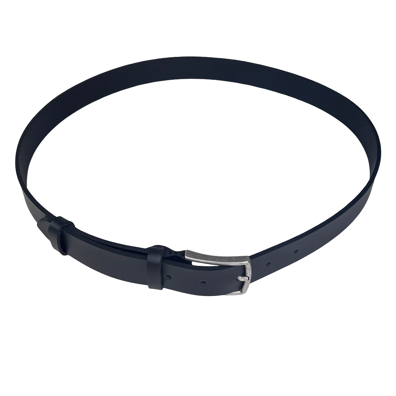 Leren riem zwart – 3 cm breed
