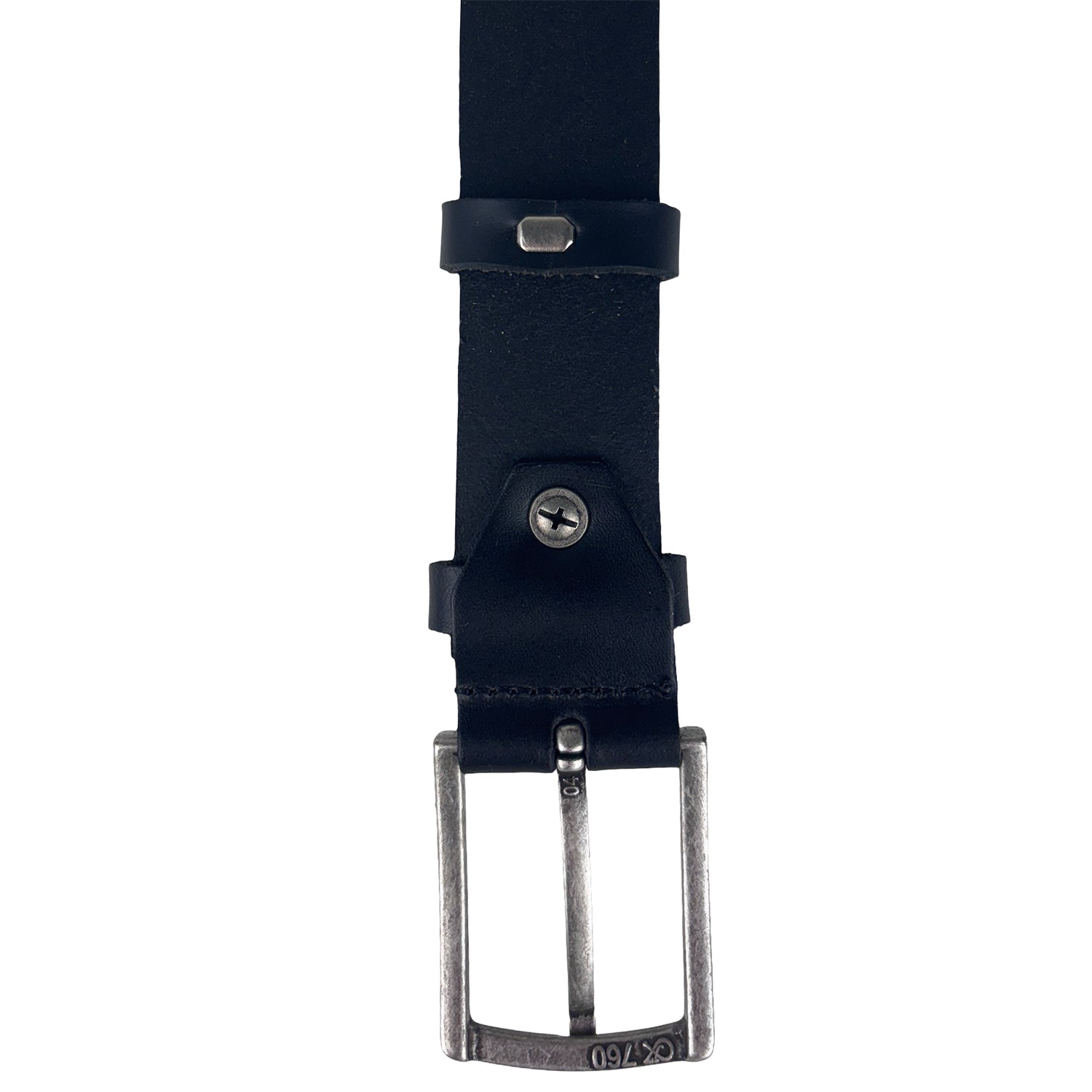 Leren riem zwart – 3 cm breed