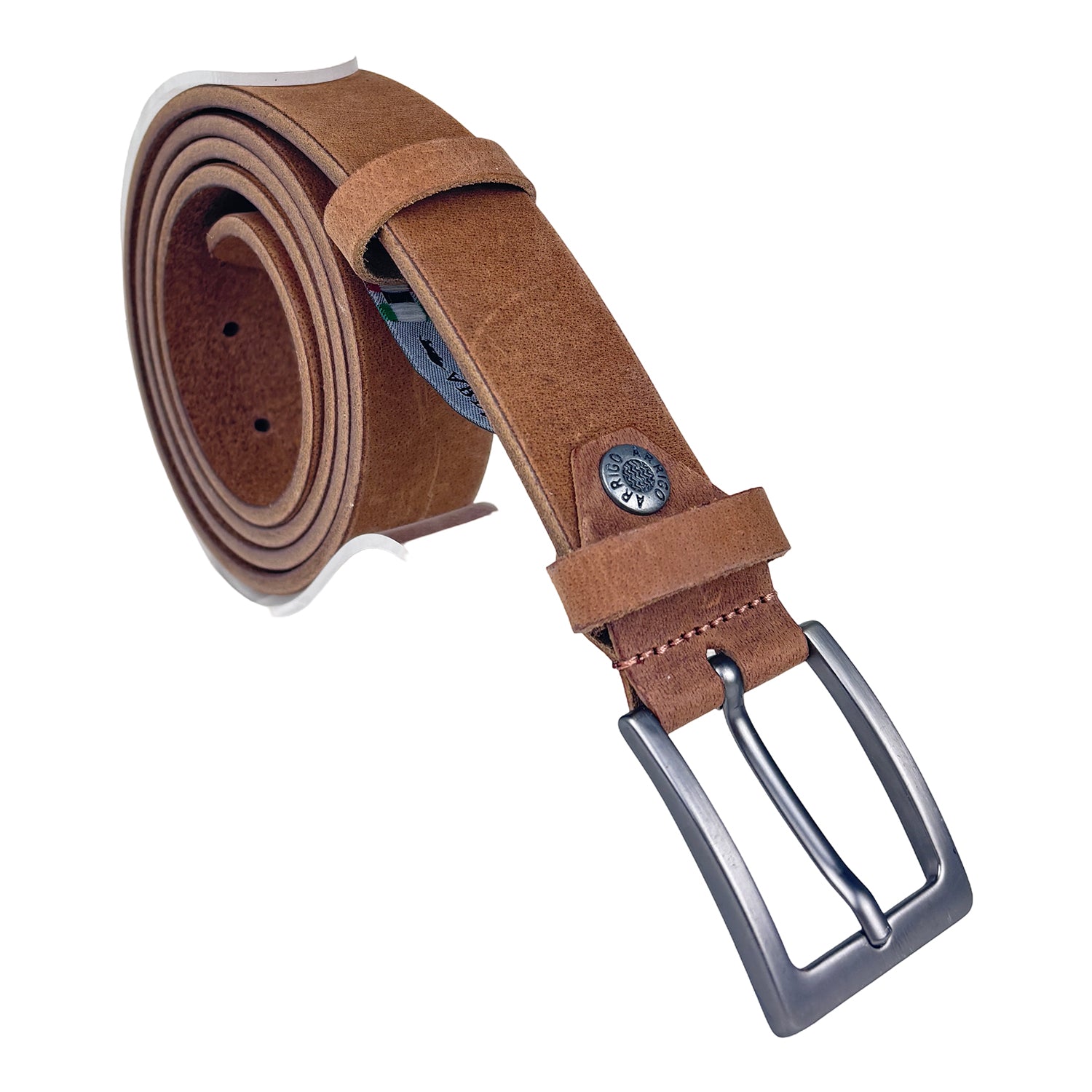 Leren riem cognac – 3 cm breed