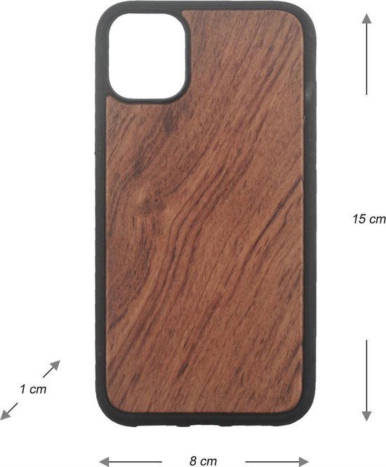 Iphone 11 hoesje hout houten hoesje iphone 11 hoesje iphone - Arrigo Leather Goods