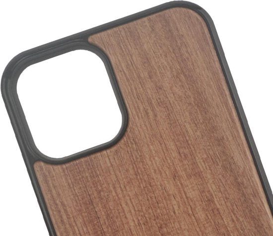 Iphone 11 pro hoesje hout - Arrigo Leather Goods