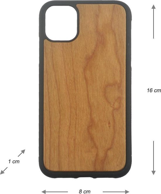 Iphone 11 pro max hoesje hout houten hoesje iphone 11 - Arrigo Leather Goods
