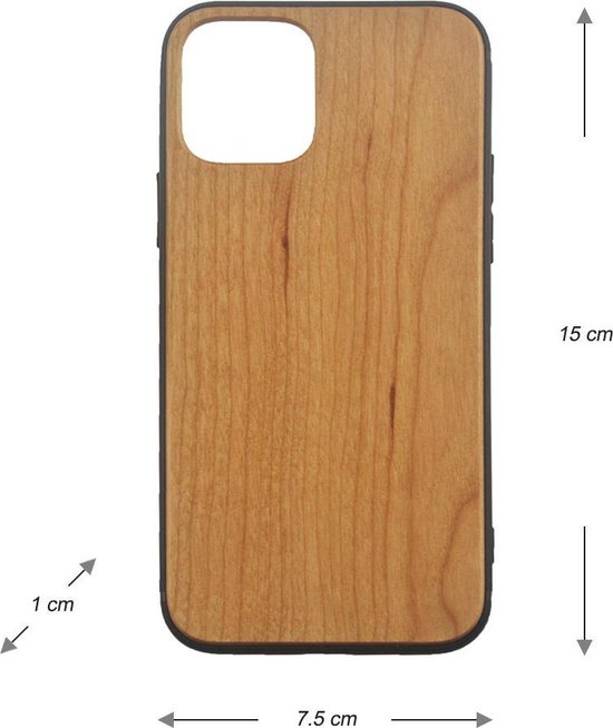 Iphone 12 hoesje hout iphone 12 pro hoesje hout hoesje - Arrigo Leather Goods