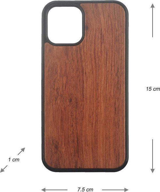 Iphone 12 hoesje hout iphone 12 pro hoesje hout hoesje - Arrigo Leather Goods