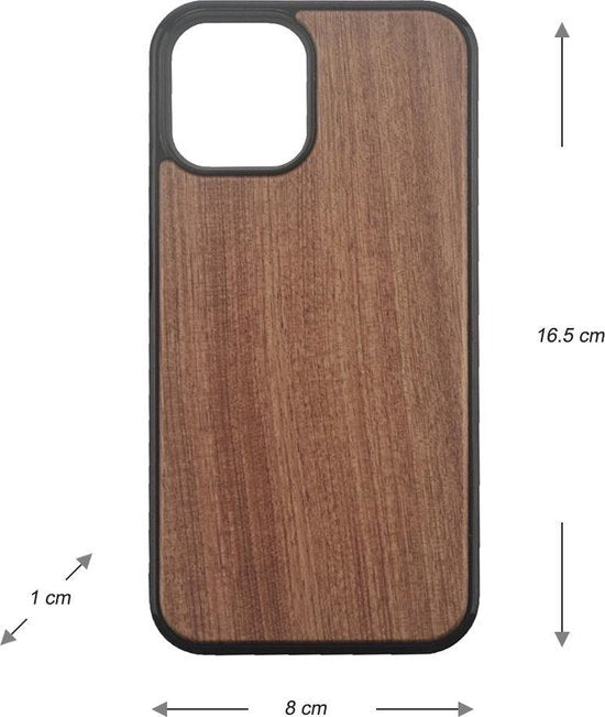 Iphone 12 pro max hoesje hout houten hoesje iphone 12 - Arrigo Leather Goods