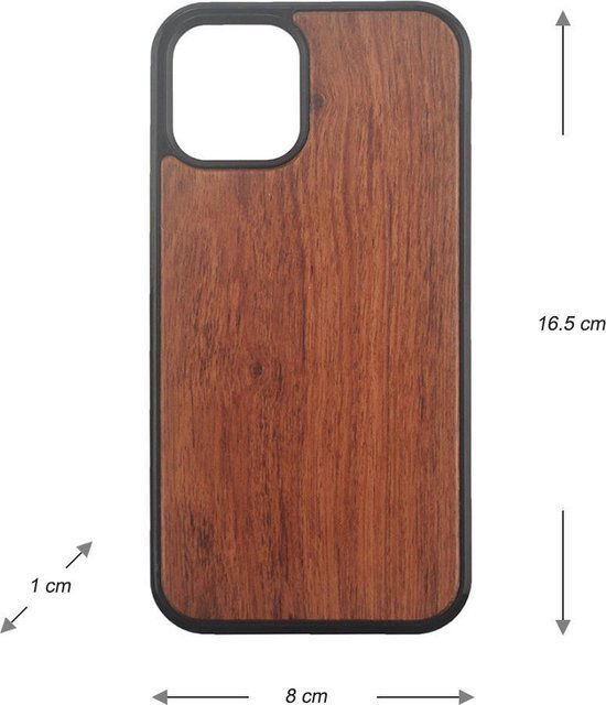 Iphone 12 pro max hoesje hout houten hoesje iphone 12 - Arrigo Leather Goods