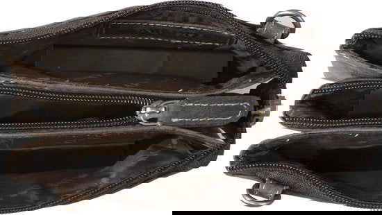 Klein Schoudertas - Buffelleer Festivaltasje / Lederen Crossbody Tas voor Dames - Arrigo.nl