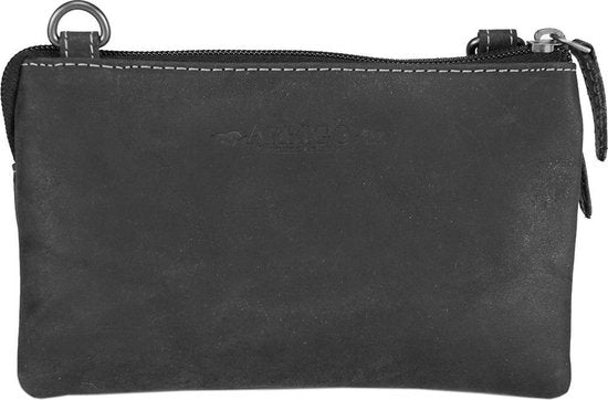 Klein schoudertas buffelleer festivaltasje lederen tasje klein crossbodytas voor dames - Arrigo Leather Goods