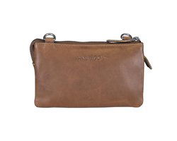 Klein schoudertas leer festivaltasje lederen tasje klein crossbodytas voor dames - Arrigo Leather Goods