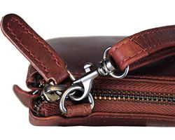 Klein schoudertas leer festivaltasje lederen tasje klein crossbodytas voor dames - Arrigo Leather Goods