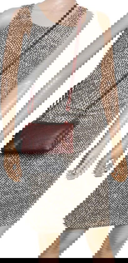 Klein schoudertas leer festivaltasje lederen tasje klein crossbodytas voor dames - Arrigo Leather Goods