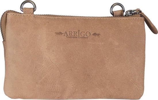 Klein schoudertas leer festivaltasje lederen tasje klein crossbodytas voor dames - Arrigo Leather Goods