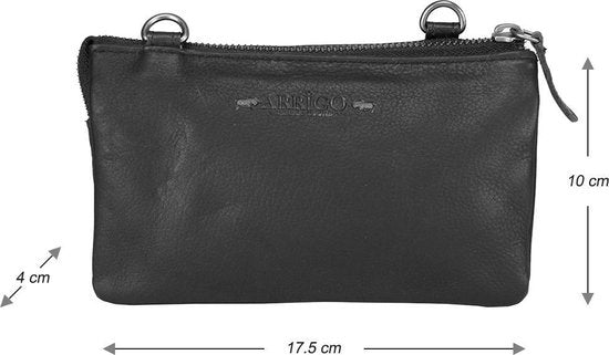 Klein schoudertas leer festivaltasje lederen tasje klein crossbodytas voor dames - Arrigo Leather Goods