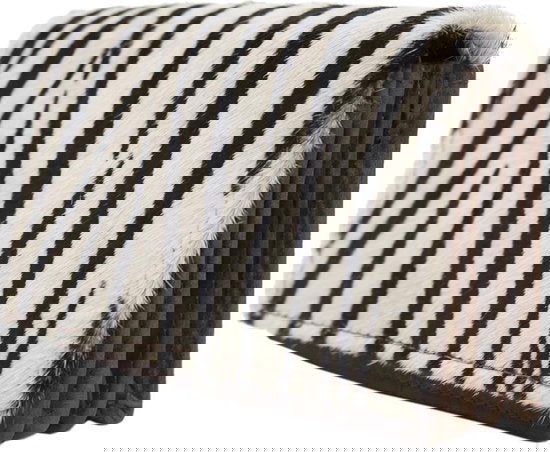 Kleine Damesportemonnee - Leer met Zebraprint en Anti-Skim Bescherming - Arrigo.nl