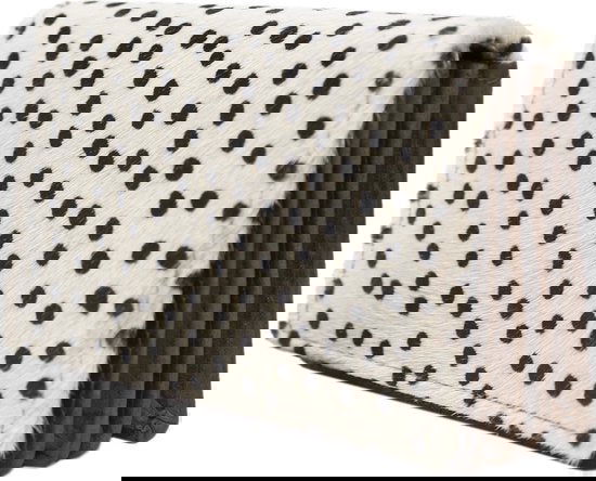 Kleine Damesportemonnee - Lichtbruin Echt Leer met Dierenprint - Arrigo.nl