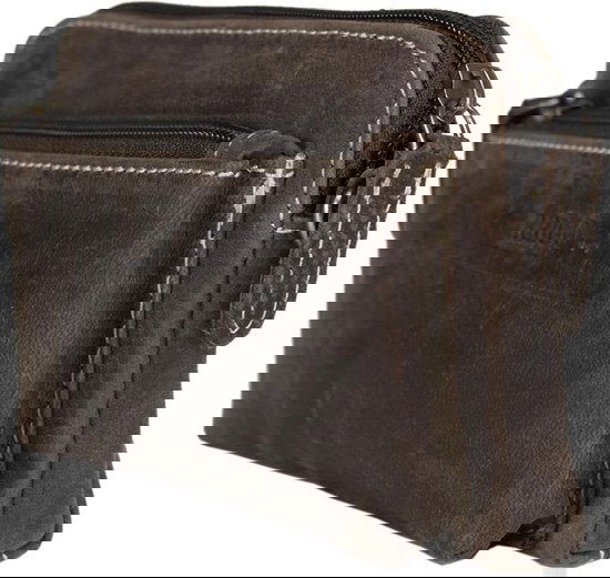 Lederen schoudertas voor dames mini bag xover crossbodytas clutch tasje - Arrigo Leather Goods