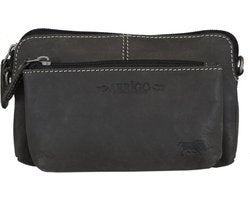 Lederen schoudertas voor dames mini bag xover crossbodytas clutch tasje - Arrigo Leather Goods