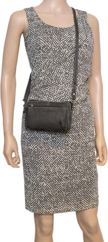 Lederen schoudertas voor dames mini bag xover crossbodytas clutch tasje - Arrigo Leather Goods