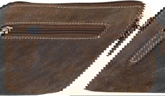 Lederen schoudertas voor dames mini bag xover crossbodytas clutch tasje - Arrigo Leather Goods