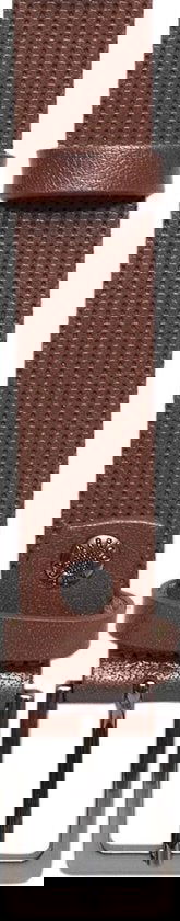 Leren dames riem cognac met print of heren riem echt - Arrigo Leather Goods