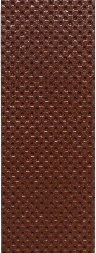 Leren dames riem cognac met print of heren riem echt - Arrigo Leather Goods