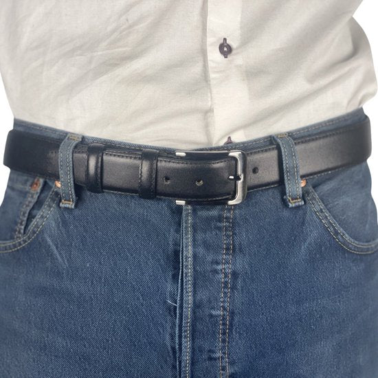 Leren heren riem of leren dames riem 3 5 cm - Arrigo Leather Goods