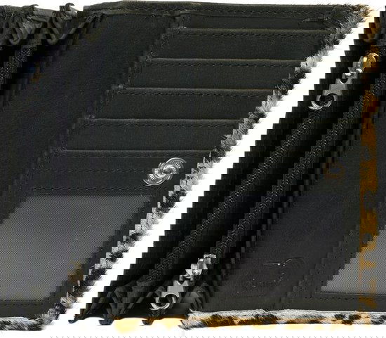 Leren portemonnee dames echt leer met dierenprint klein model dames - Arrigo Leather Goods