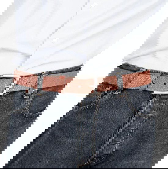 Leren riem bruin van 3 5 cm breed dames riem - Arrigo.nl