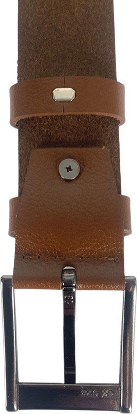 Leren riem cognac 4 cm heren riem lichtbruin leer of - Arrigo Leather Goods