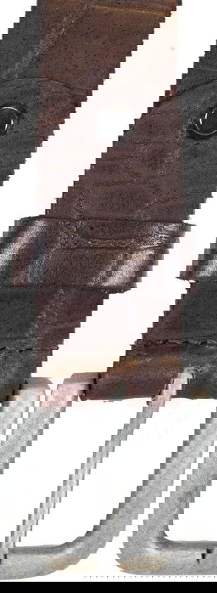 Leren riem donkerbruin met krokoprint van 3 5 cm breed - Arrigo Leather Goods