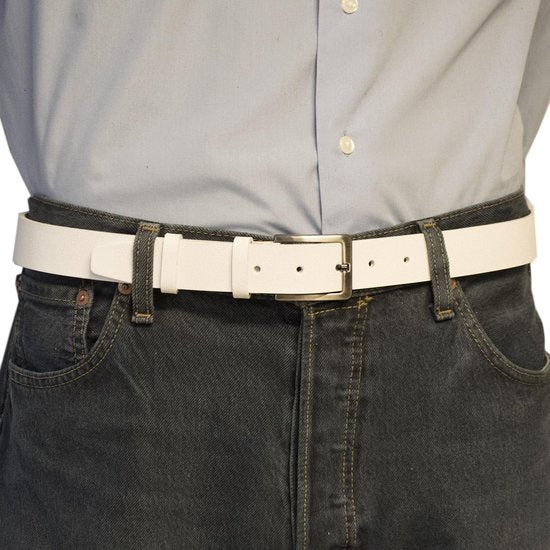 Leren riem it 3 cm breed voor heren en dames - Arrigo.nl