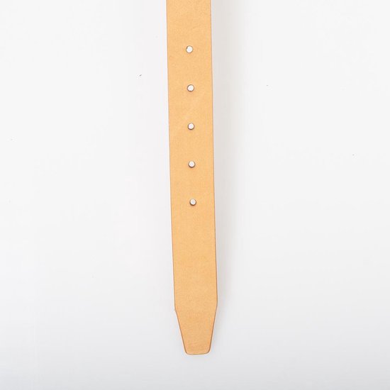 Lichtbruine Leren Riem 3 cm breed voor dames en heren - Arrigo.nl