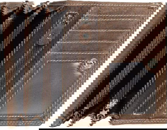 Lichtbruine dames portemonnee leer met ruime vakje voor kleingeld portemonnee - Arrigo Leather Goods