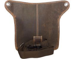 Motor Beentas - Lichtbruin Leren Heuptasje of Cognac Leren Schoudertasje - Arrigo.nl