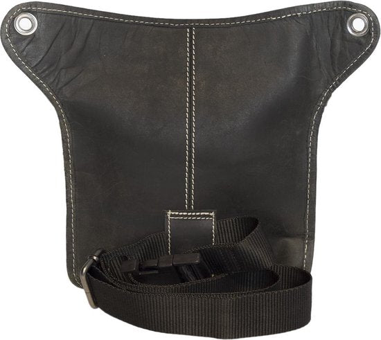 Motor Beentas - Zwart Leren Heuptasje of Leren Schoudertasje - Arrigo.nl