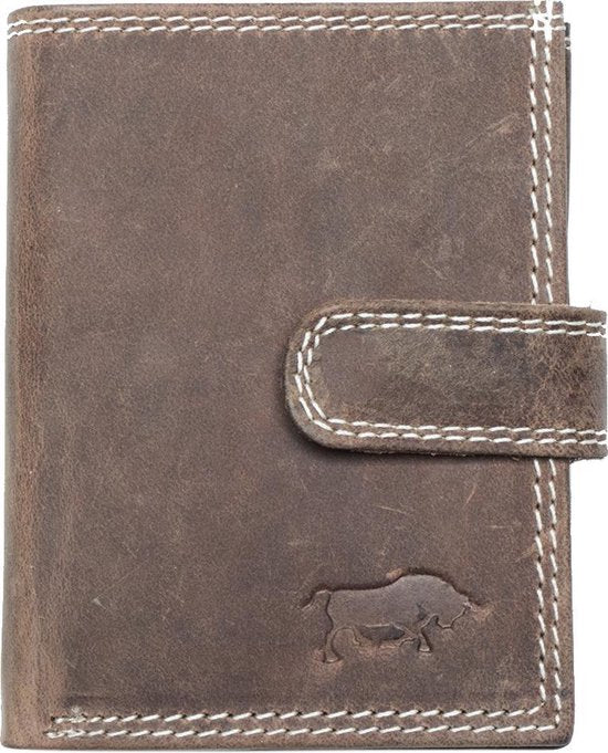 Pasjeshouder leer rfid creditcardhouder leer anti skim met rits vintage - Arrigo.nl