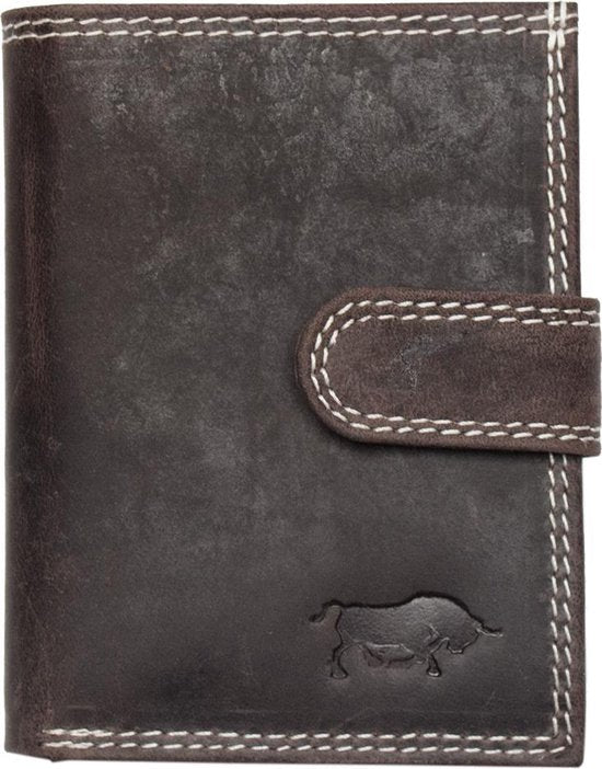 Pasjeshouder leer rfid creditcardhouder leer anti skim met rits vintage - Arrigo.nl