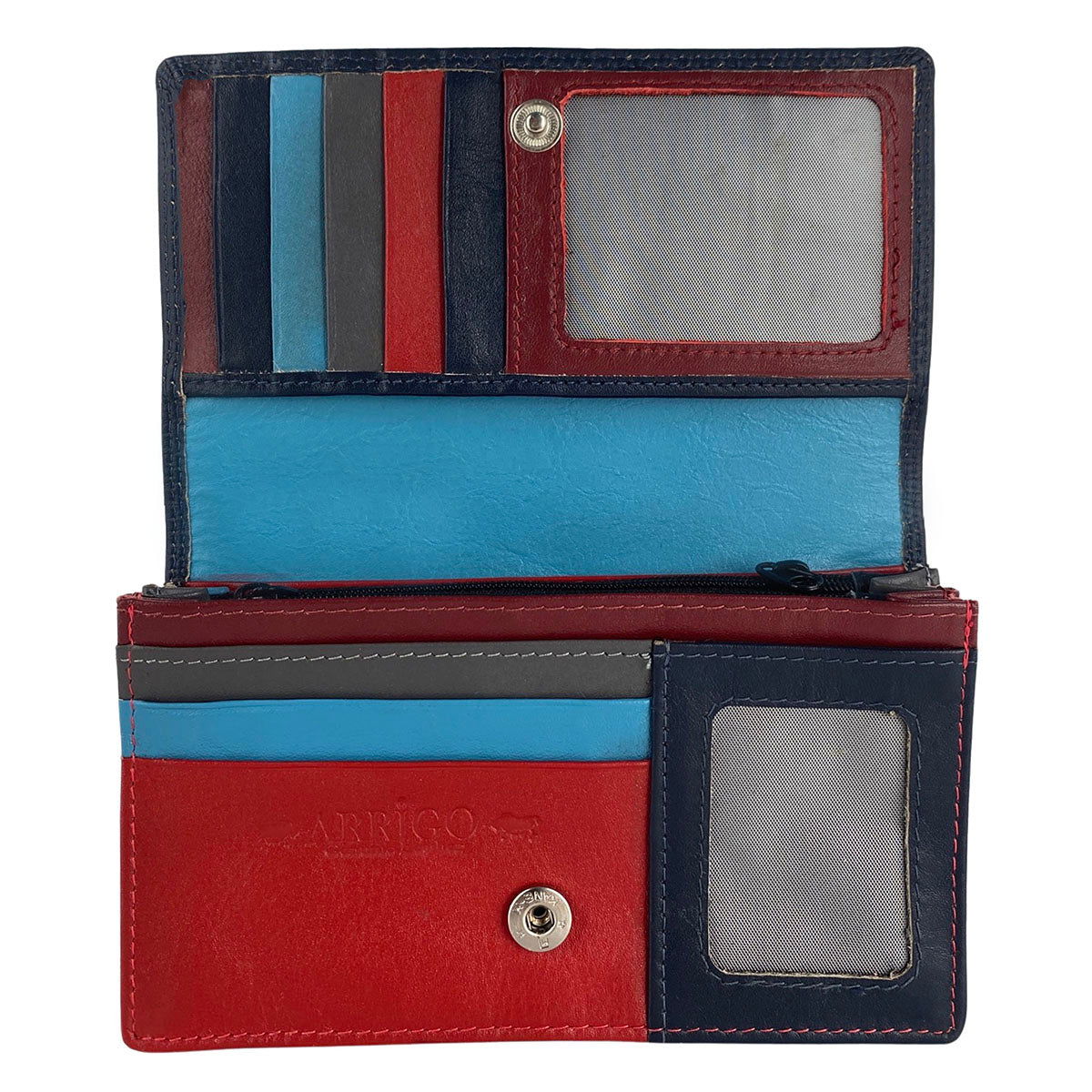 Portemonnee Dames donkerblauw - Arrigo.nl