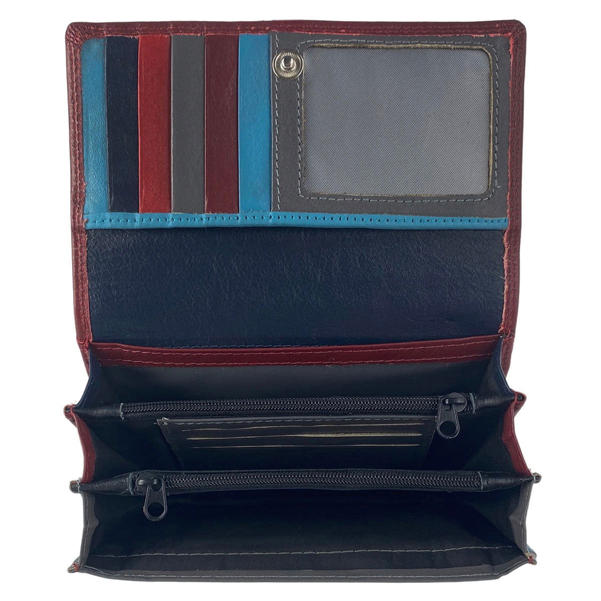 Portemonnee Dames donkerrood - Arrigo.nl