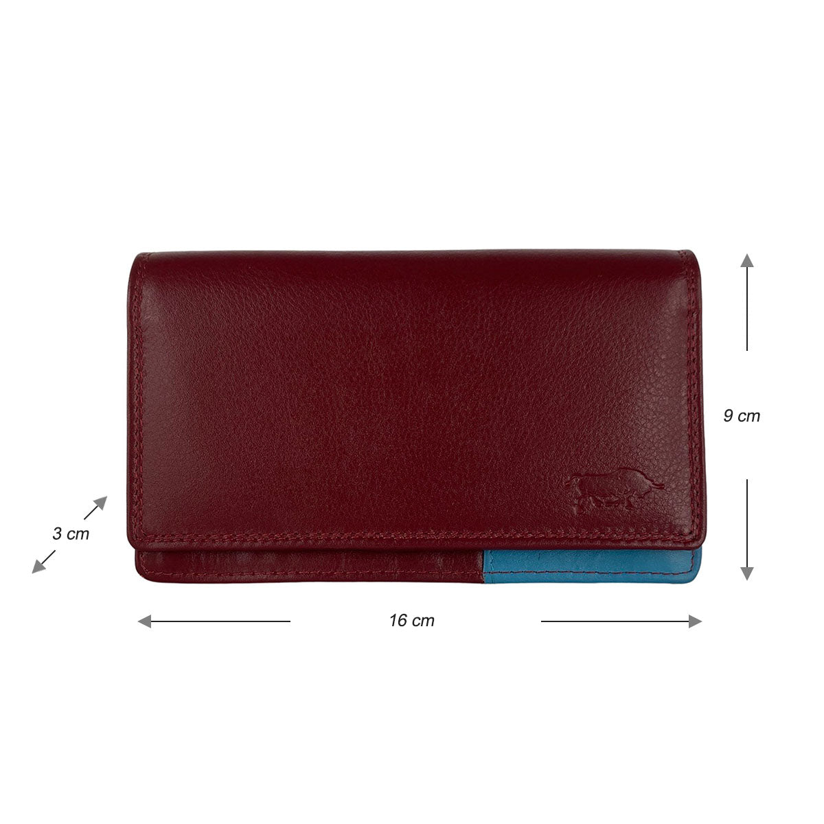 Portemonnee Dames donkerrood - Arrigo.nl