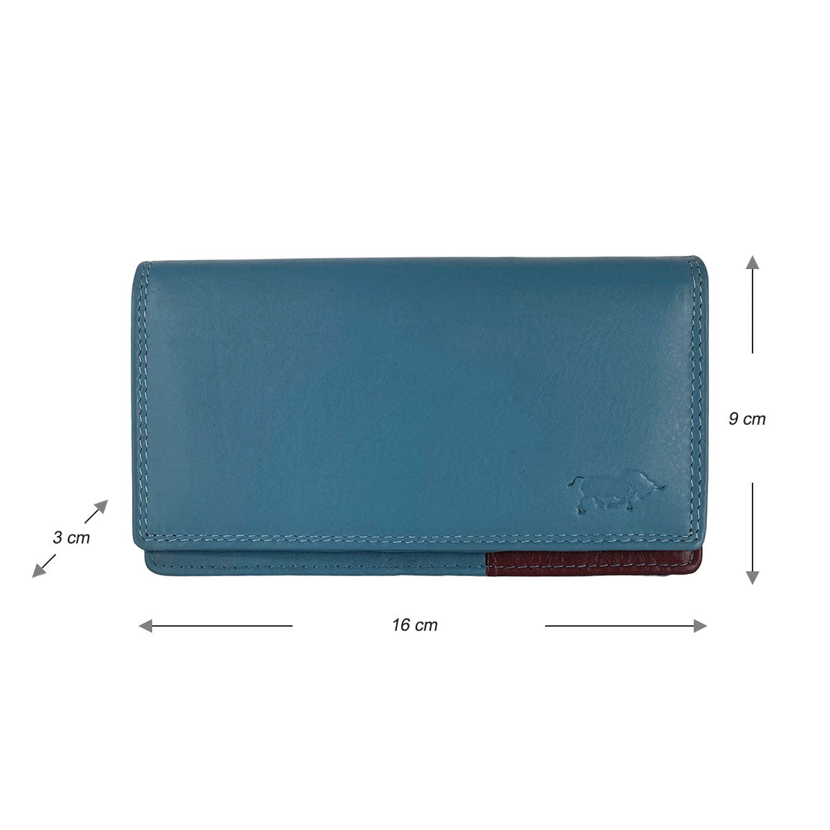 Portemonnee Dames lichtblauw - Arrigo.nl