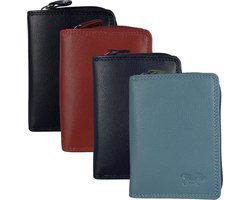 Portemonnee dames portemonnee heren echt leer anti sikm heren portemonnee - Arrigo.nl