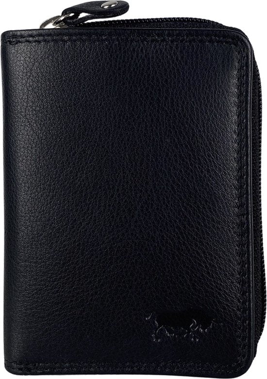 Portemonnee dames portemonnee heren echt leer anti sikm heren portemonnee - Arrigo.nl
