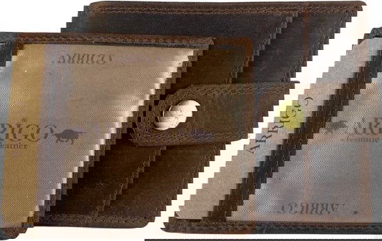 Portemonnee heren cognac rfid anti skim billfold - Arrigo Leather Goods