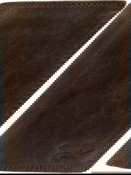 Portemonnee heren portefeuille heren arrigo portemonnee billfold model lichtbruin buffelleer - Arrigo.nl