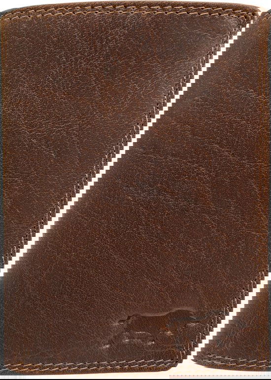 Portemonnee heren portefeuille heren arrigo portemonnee billfold model lichtbruin rundleer - Arrigo Leather Goods