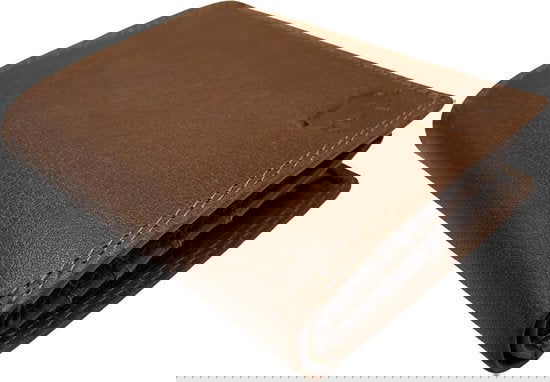 Portemonnee heren portefeuille heren arrigo portemonnee billfold model lichtbruin rundleer - Arrigo Leather Goods