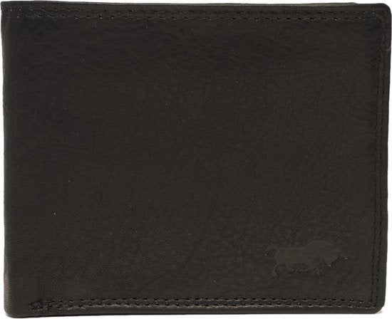 Portemonnee heren portefeuille heren billfold leer zwart arrigo - Arrigo.nl